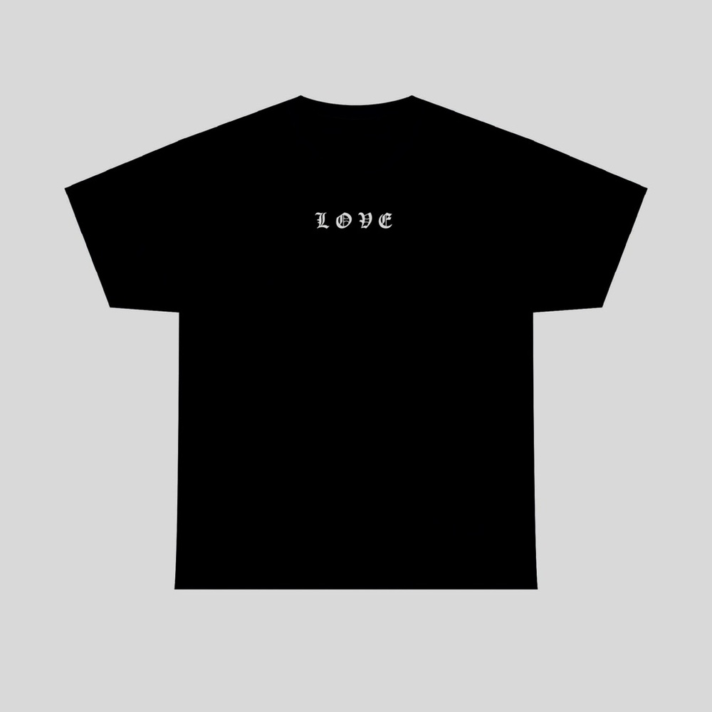 Love Tshirt, Motivational Custom Made Screen Printed Apparel Heavy